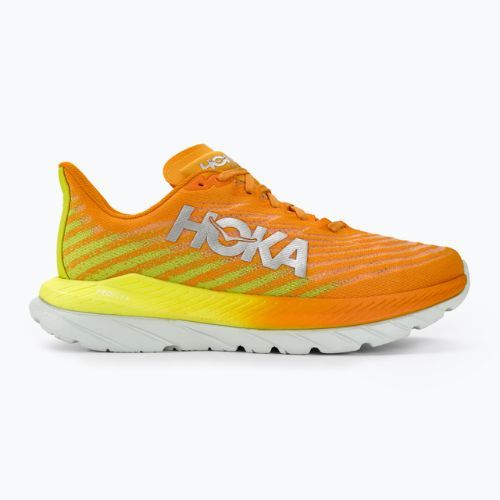 Herren Laufschuhe HOKA Mach 5 strahlend gelb orange
