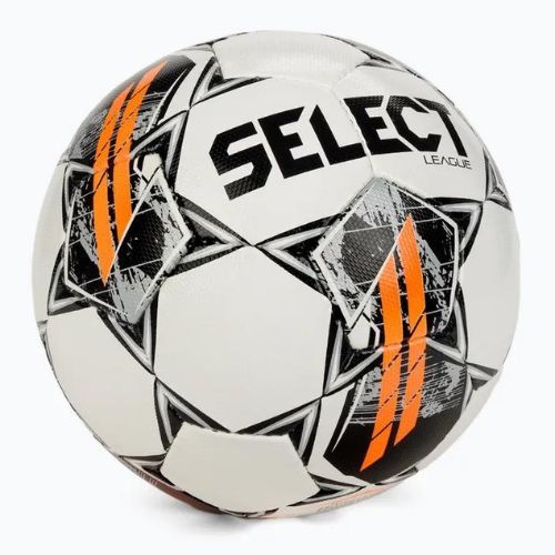 SELECT League Fußball v24 weiß/schwarz Größe 4