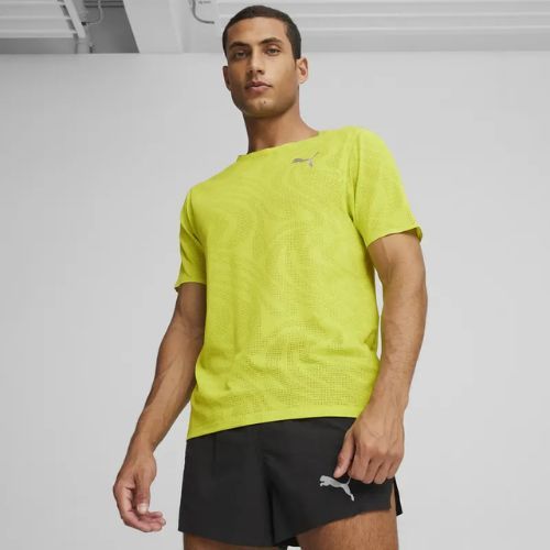 Herren-Laufshirt PUMA Run Ultraspun grün
