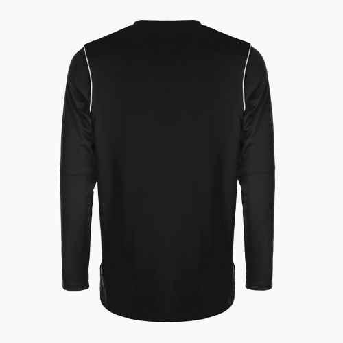 Herren Nike Dri-FIT Park 20 Crew schwarz/weißes Fußball-Langarmshirt