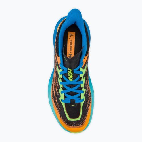 Herren Laufschuhe HOKA Speedgoat 5 solar flare/diva blau