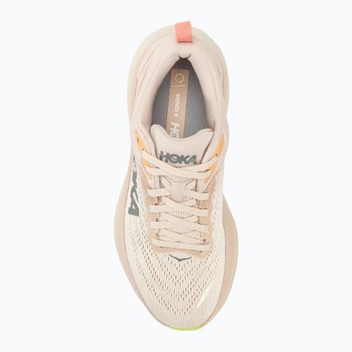 Damen Laufschuhe HOKA Bondi 8 creme/vanille