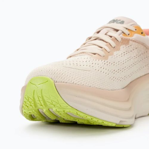 Damen Laufschuhe HOKA Bondi 8 creme/vanille
