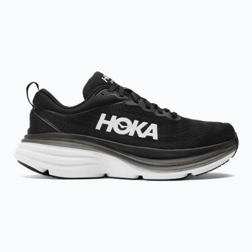 Herren Laufschuhe HOKA Bondi 8 Wide schwarz/weiss