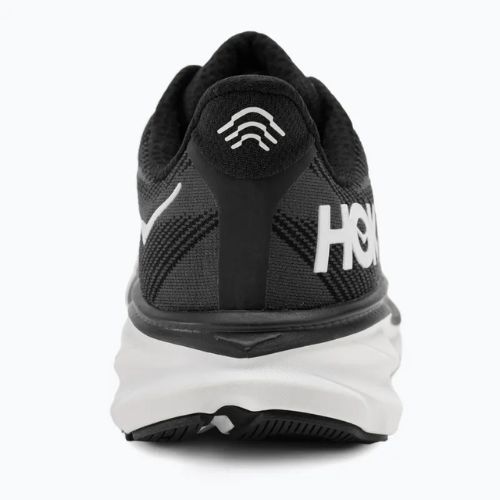 Herren Laufschuhe HOKA Clifton 9 Wide schwarz/weiss