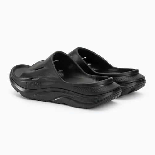 HOKA ORA Recovery Slide 3 schwarz/schwarz Pantoletten