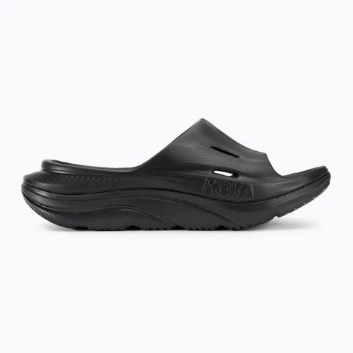 HOKA ORA Recovery Slide 3 schwarz/schwarz Pantoletten