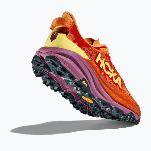 Damen Laufschuhe HOKA Speedgoat 6 sherbet/beet root