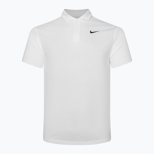 Herren-Tennisshirt Nike Court Dri-Fit Polo Solid weiß/schwarz