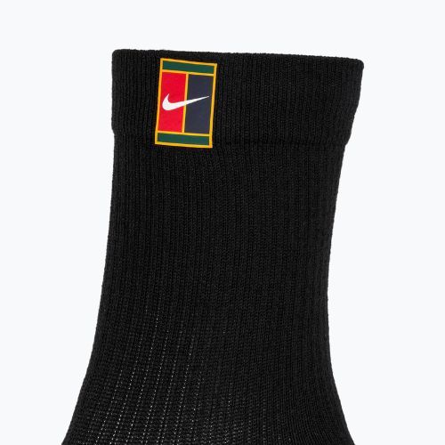 Nike Court Multiplier Cushioned Crew 2Paar Tennissocken schwarz/schwarz
