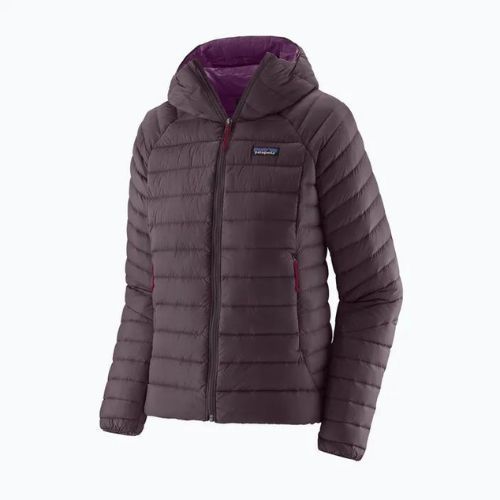 Patagonia Daunen-Pullover-Kapuzenjacke für Frauen Obsidian Pflaume Jacke