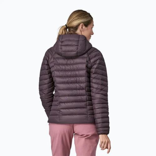 Patagonia Daunen-Pullover-Kapuzenjacke für Frauen Obsidian Pflaume Jacke