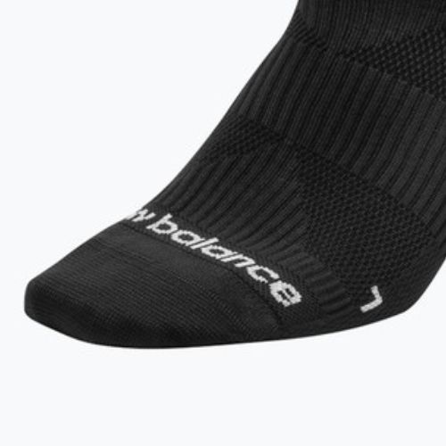 New Balance Run Flat Knit Tab No Show schwarze Socken