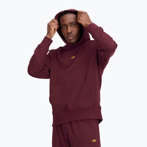 Herren New Balance Athletics Remastered Grafik French Terry Sweatshirt bordeaux