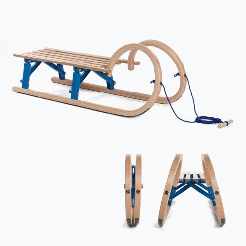 VT-Sport Klappschlitten Lamb's Horns 110 Blau