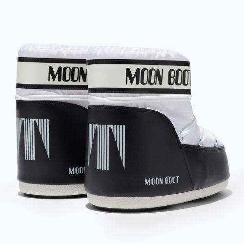 Damen Moon Boot Icon Low Nylon weiß Schneestiefel