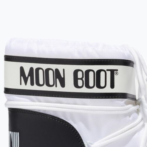 Damen Moon Boot Icon Low Nylon weiß Schneestiefel
