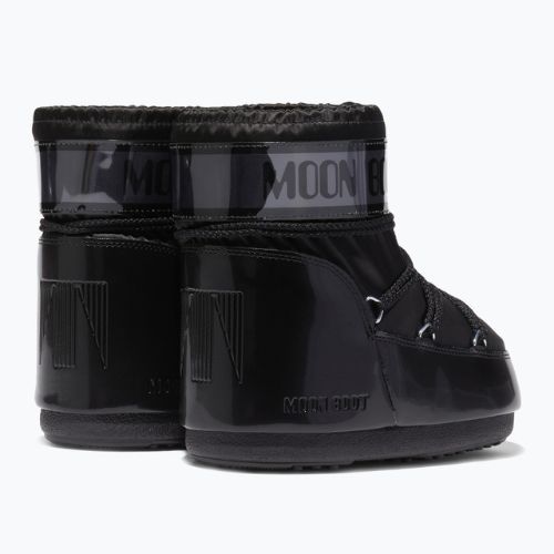 Moon Boot Icon Low Glance Damen Schneestiefel schwarz