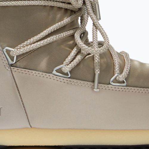 Moon Boot Icon Low Glance Damen Schneestiefel platin