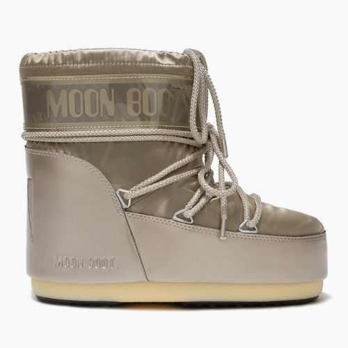 Moon Boot Icon Low Glance Damen Schneestiefel platin