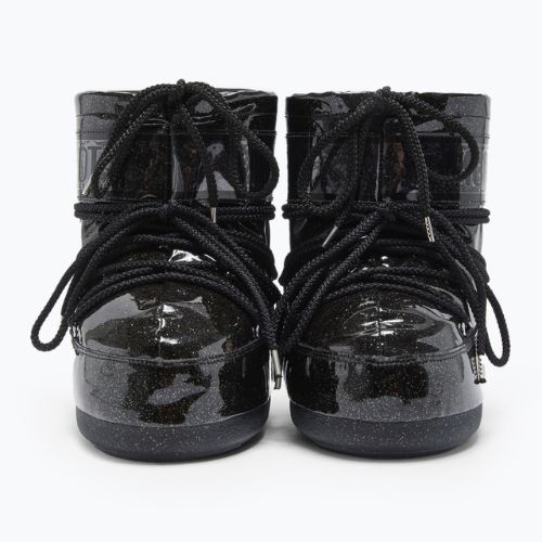 Women's Moon Boot Icon Low Glitter schwarz Schneestiefel