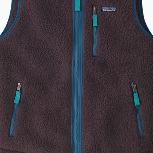 Herren Patagonia Retro Pile Fleece ärmellos obsidian pflaume