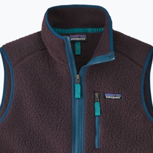 Herren Patagonia Retro Pile Fleece ärmellos obsidian pflaume