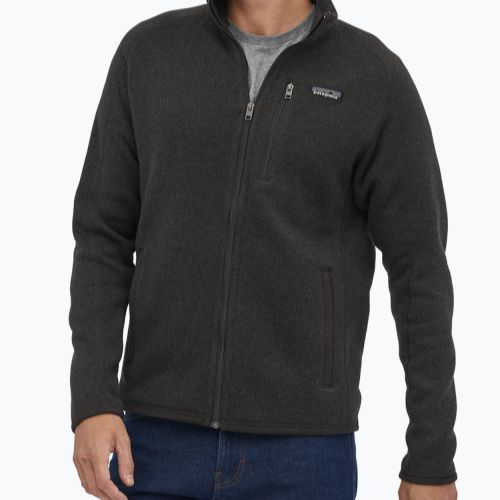 Herren Patagonia Better Sweater Fleece-Trekking-Sweatshirt schwarz