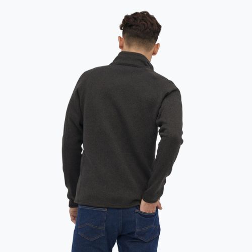 Herren Patagonia Better Sweater Fleece-Trekking-Sweatshirt schwarz