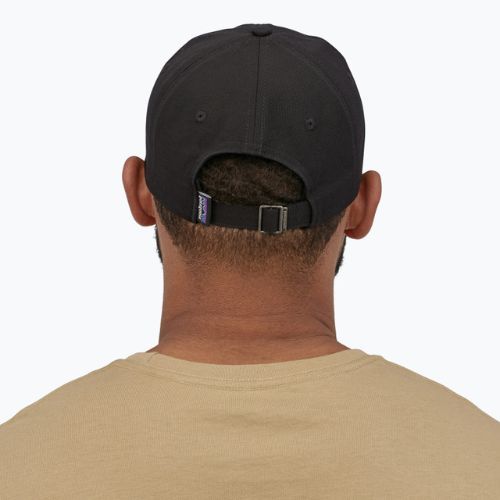 Patagonia P-6 Logo Trucker Kappe schwarz