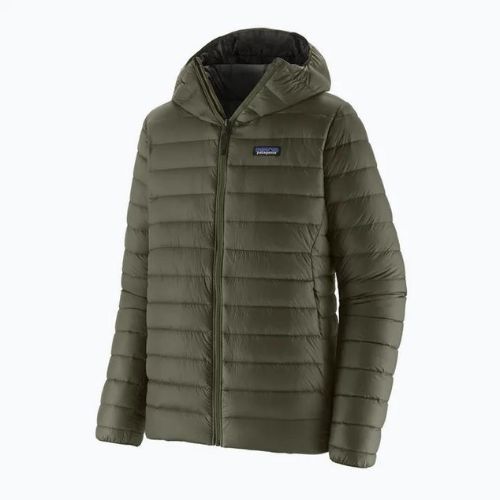 Herren Patagonia Daunenpullover Hoody basin grün