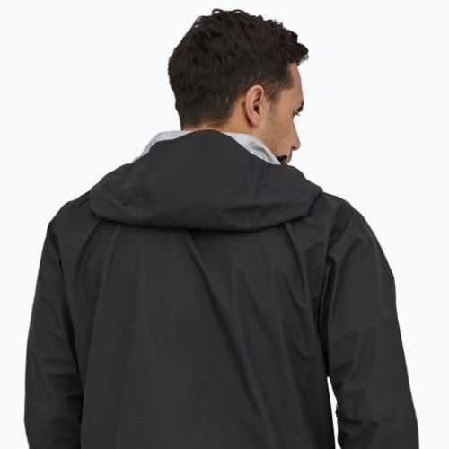 Herren Patagonia Granite Crest Regenjacke schwarz
