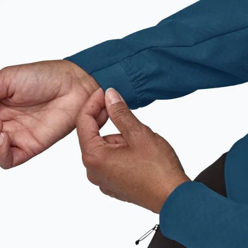 Damen Softshelljacke Patagonia R1 CrossStrata Hoody lagom blau