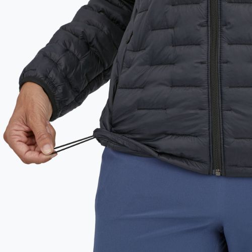 Isolierte Damenjacke Patagonia Micro Puff Hoody schwarz