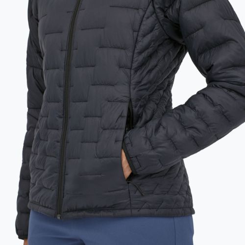 Isolierte Damenjacke Patagonia Micro Puff Hoody schwarz