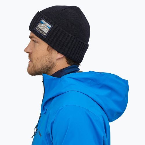 Patagonia Brodeo Beanie Wintermütze Linie Logo Ridge/Klassik navy