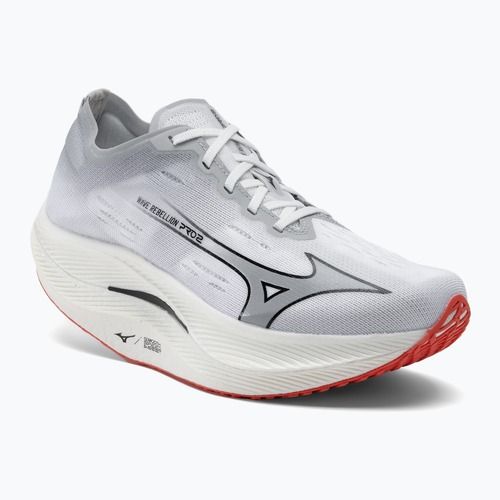 Herren Laufschuhe Mizuno Wave Rebellion Pro 2 weiß/harbor mist/cayenne