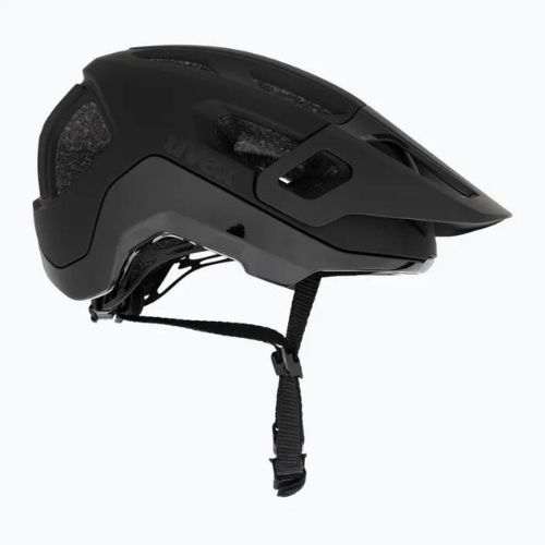 UVEX Fahrradhelm React schwarz matt