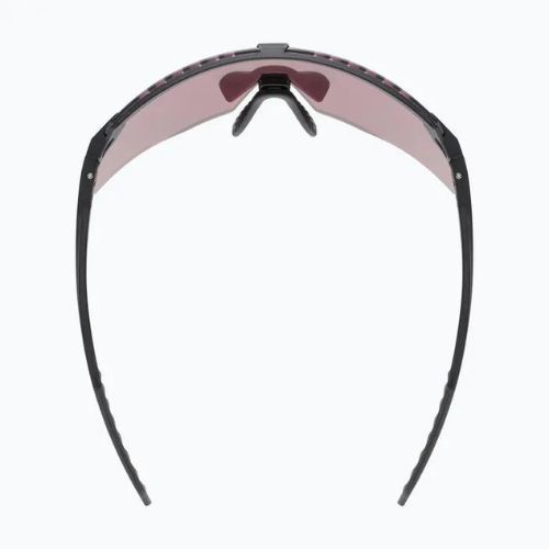 UVEX Pace Stage CV Sonnenbrille schwarz matt/rosa