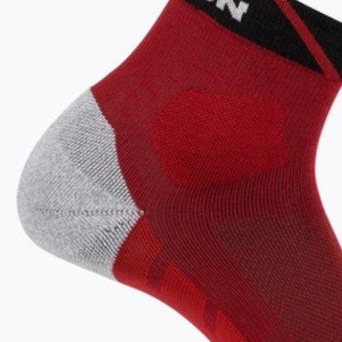 Salomon Speedcross Ankle rot dahlia/schwarz/poppy Laufsocken