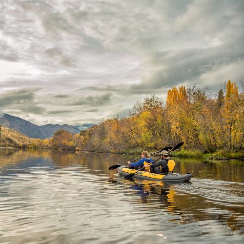 Advanced Elements Island Voyager gelb/grau 2-Personen aufblasbares Kajak