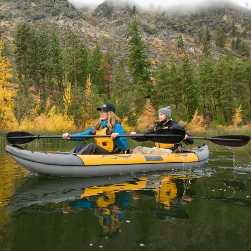 Advanced Elements Island Voyager gelb/grau 2-Personen aufblasbares Kajak