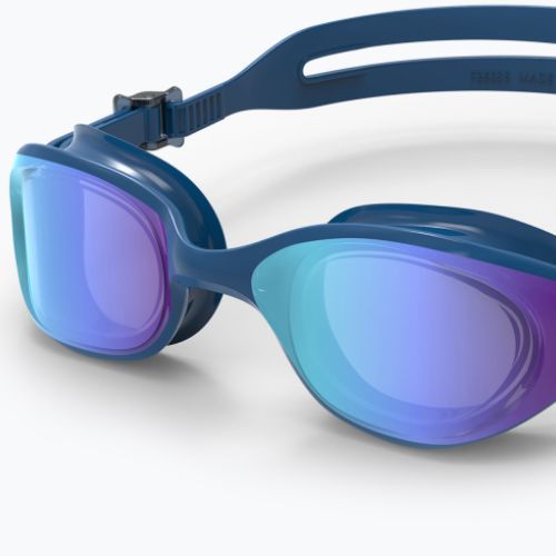 Nike Expanse Mirror Court blaue Schwimmbrille