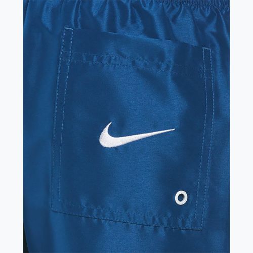 Herren Nike Big Block 7" Volley Court blau Badeshorts