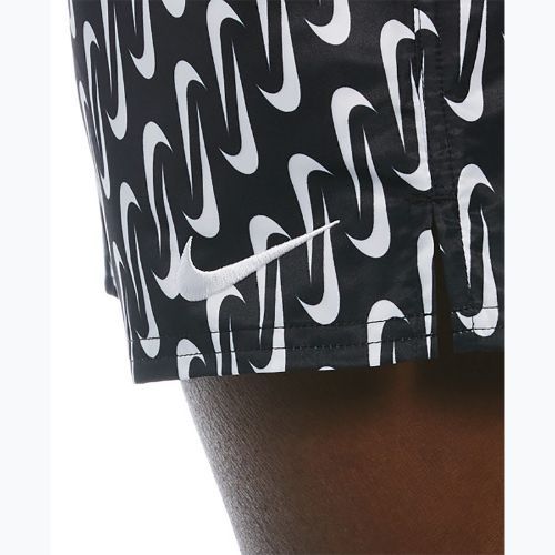 Herren Nike Swoosh Link 5" Volley Badeshorts schwarz