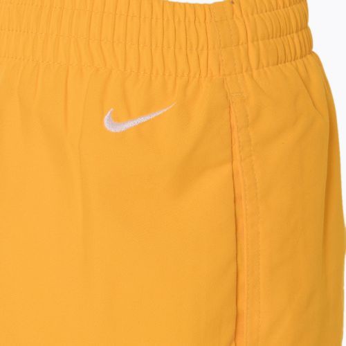 Nike Split Logo 4" Volley Laser orange Kinder Badeshorts