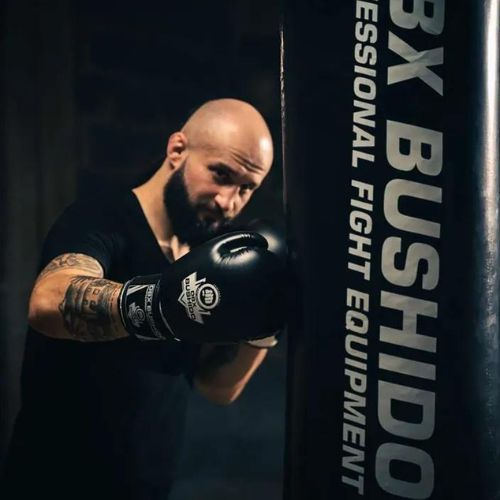 DBX BUSHIDO ARB-407 schwarz/weiße Boxhandschuhe