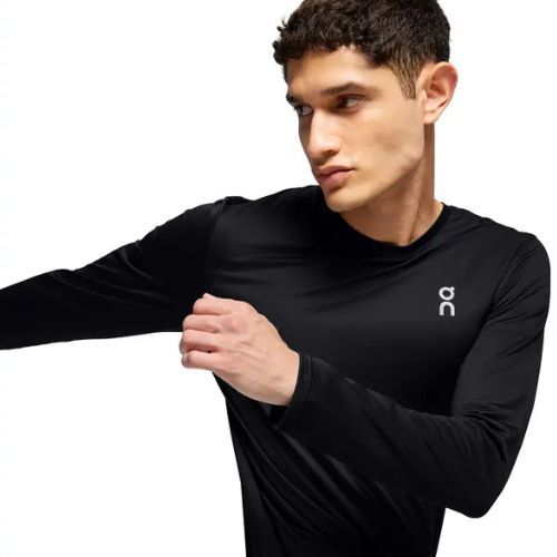 Herren Lauf-Longsleeve On Core Long-T schwarz