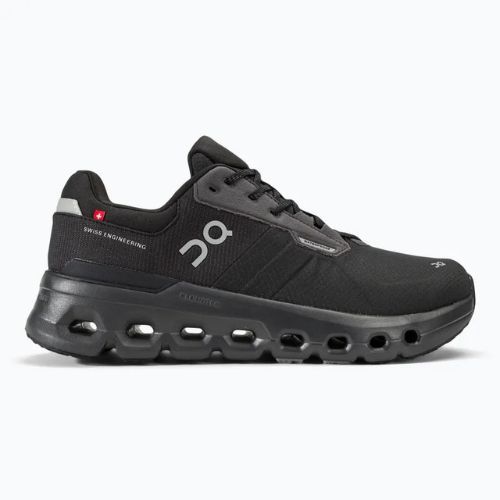 Herren On Cloudrunner 2 Wasserdichte magnet/schwarz Laufschuhe