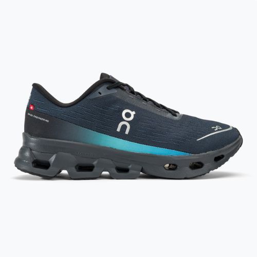 Herren On Cloudspark schwarz/blaubeere Laufschuhe